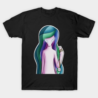 Princess Celestia - Fanart - half body T-Shirt